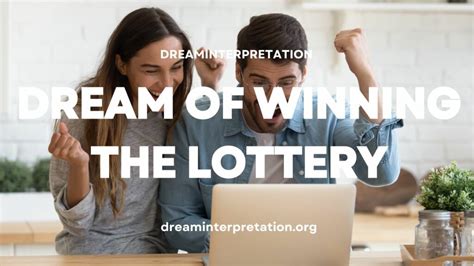 dream interpretation winning lottery